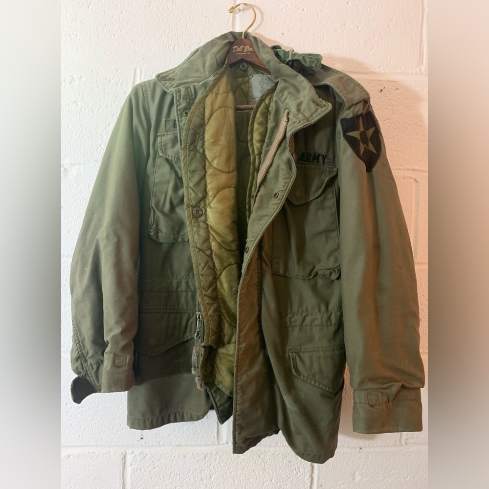 2nd Infantry M65 Field Jacket - Small.  See pics.  VG condition.
